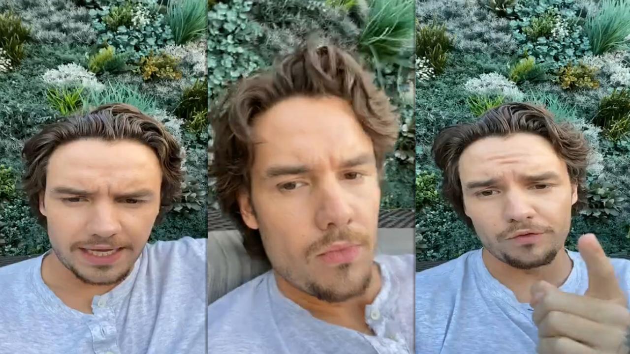 Liam Payne's Instagram Live Stream from August 17th 2020.