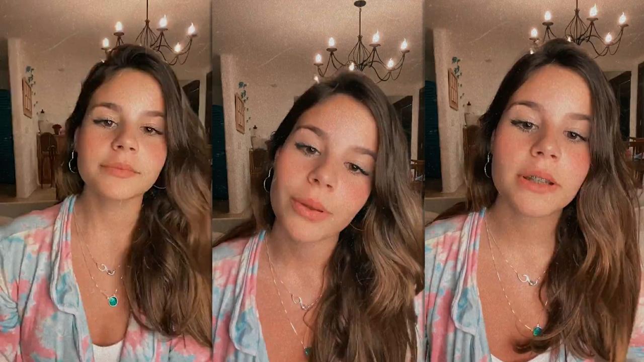 Luara Fonseca's Instagram Live Stream from August 19th 2020.