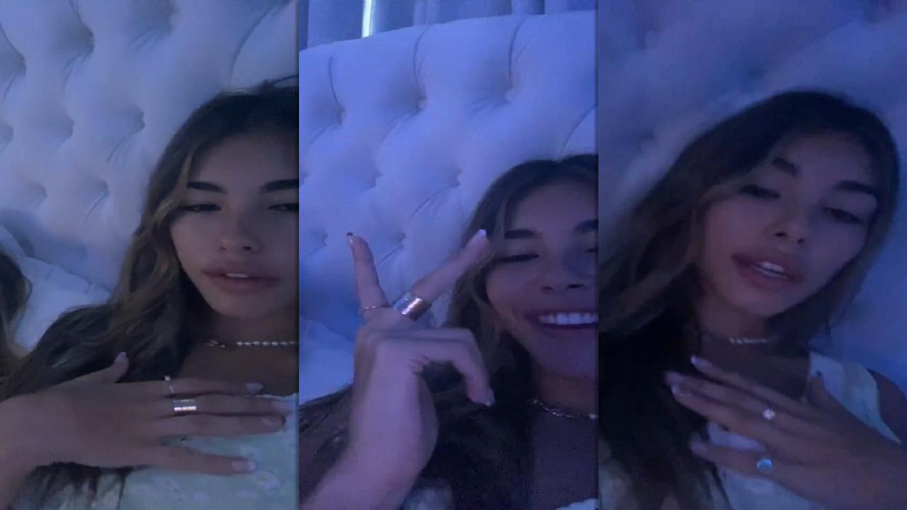 Madison Beer's Instagram Live Stream from August 14th 2020.