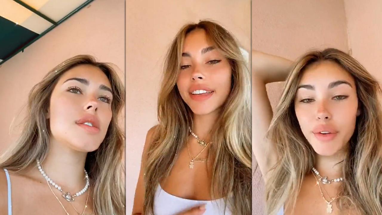 Madison Beer's Instagram Live Stream from August 21th 2020.