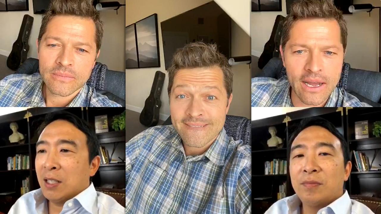 Misha Collins' Instagram Live Stream from August 19th 2020.