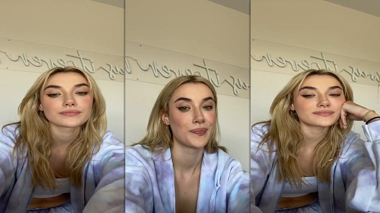 Olivia O'Brien's Instagram Live Stream from August 13th 2020.