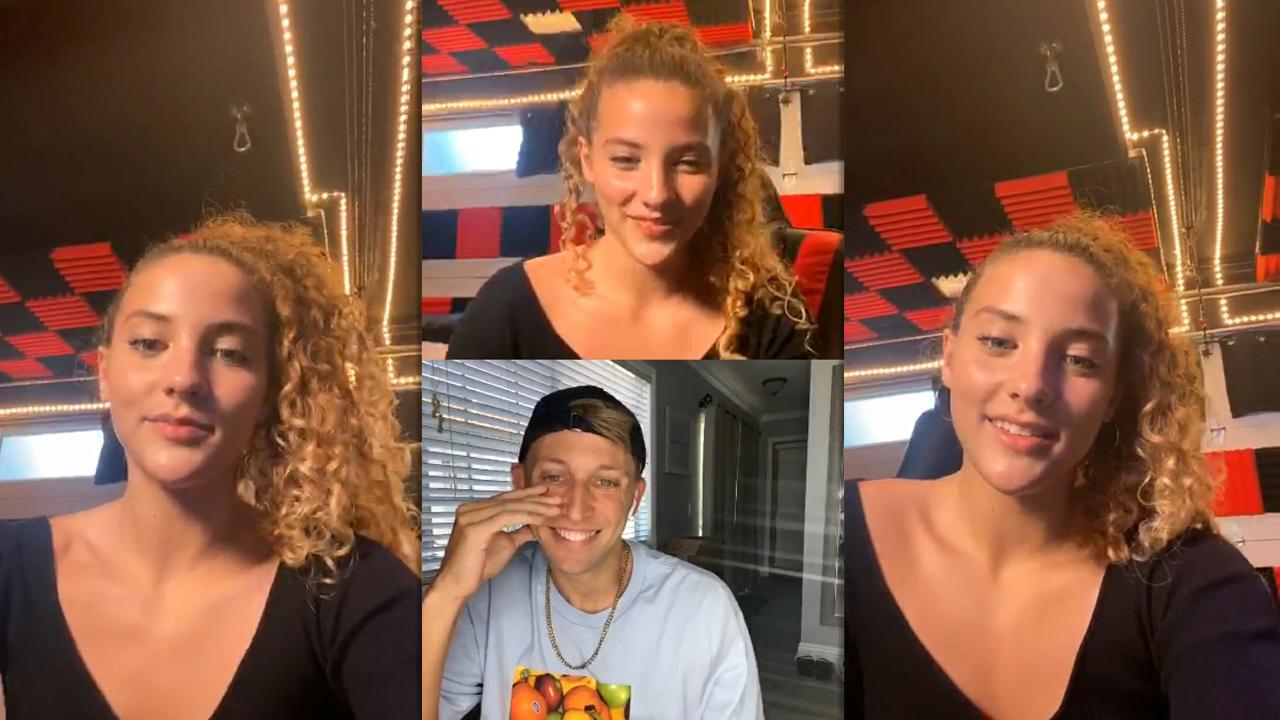 Sofie Dossi's Instagram Live Stream from August 11th 2020.