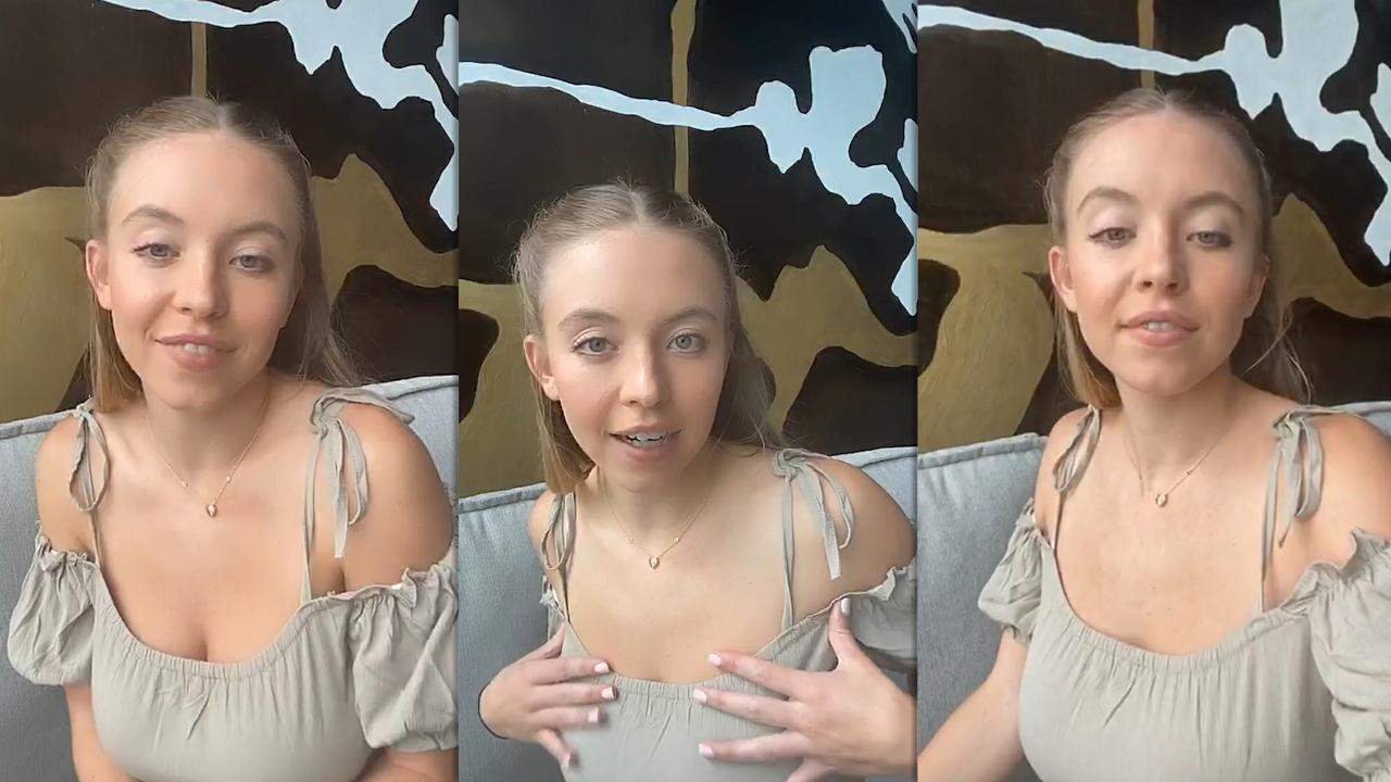 Sydney Sweeney's Instagram Live Stream from August 27th 2020.