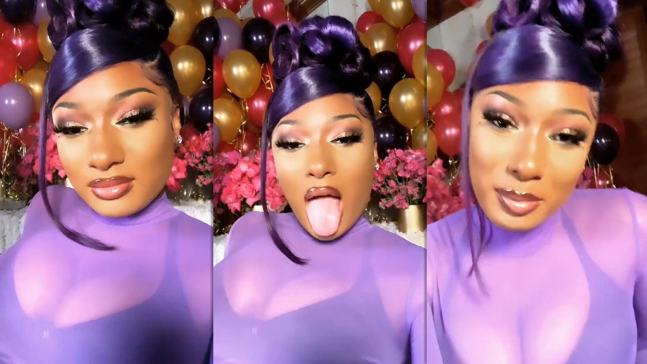 Megan Thee Stallion's Instagram Live Stream from August 6th 2020.