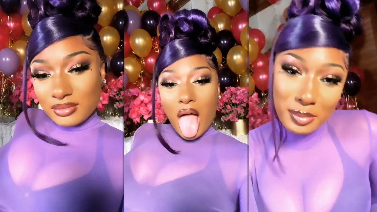 Megan Thee Stallion Instagram Live Stream 6 August 2020