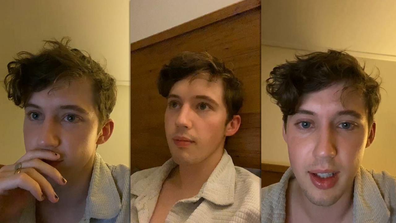 Troye Sivan's Instagram Live Stream from August 20th 2020.