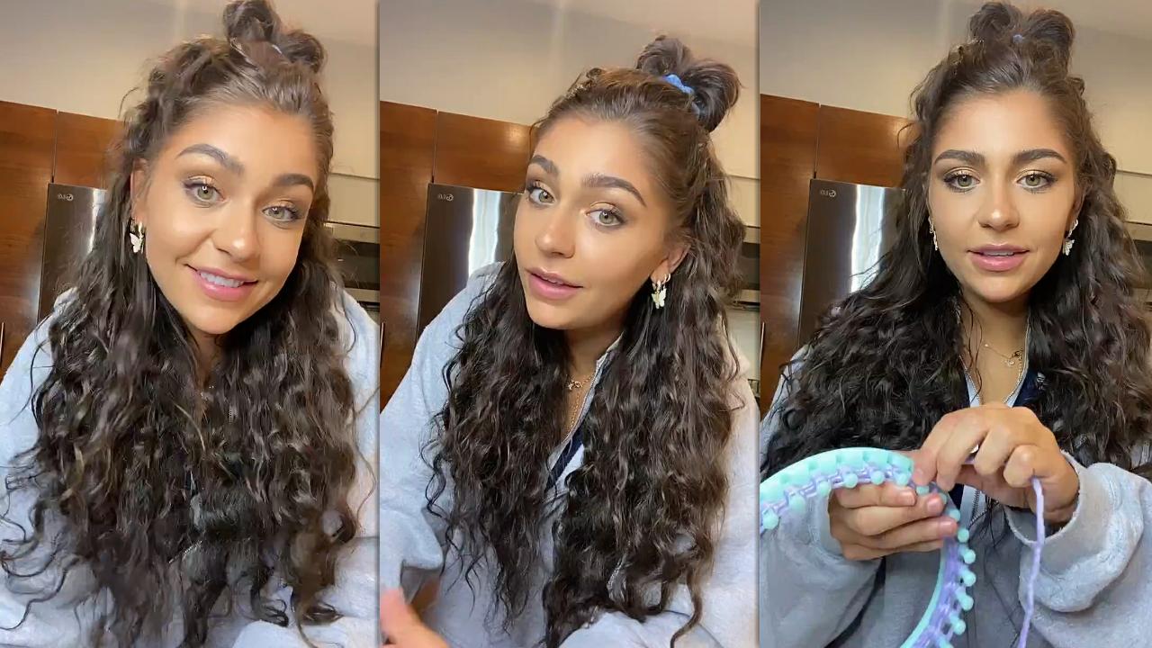 Andrea Russett's Instagram Live Stream from September 20th 2020.