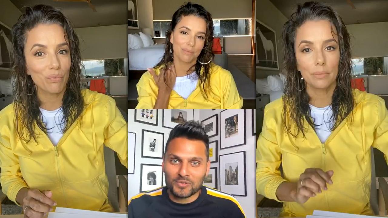 Eva Longoria's Instagram Live Stream from September 9th 2020.