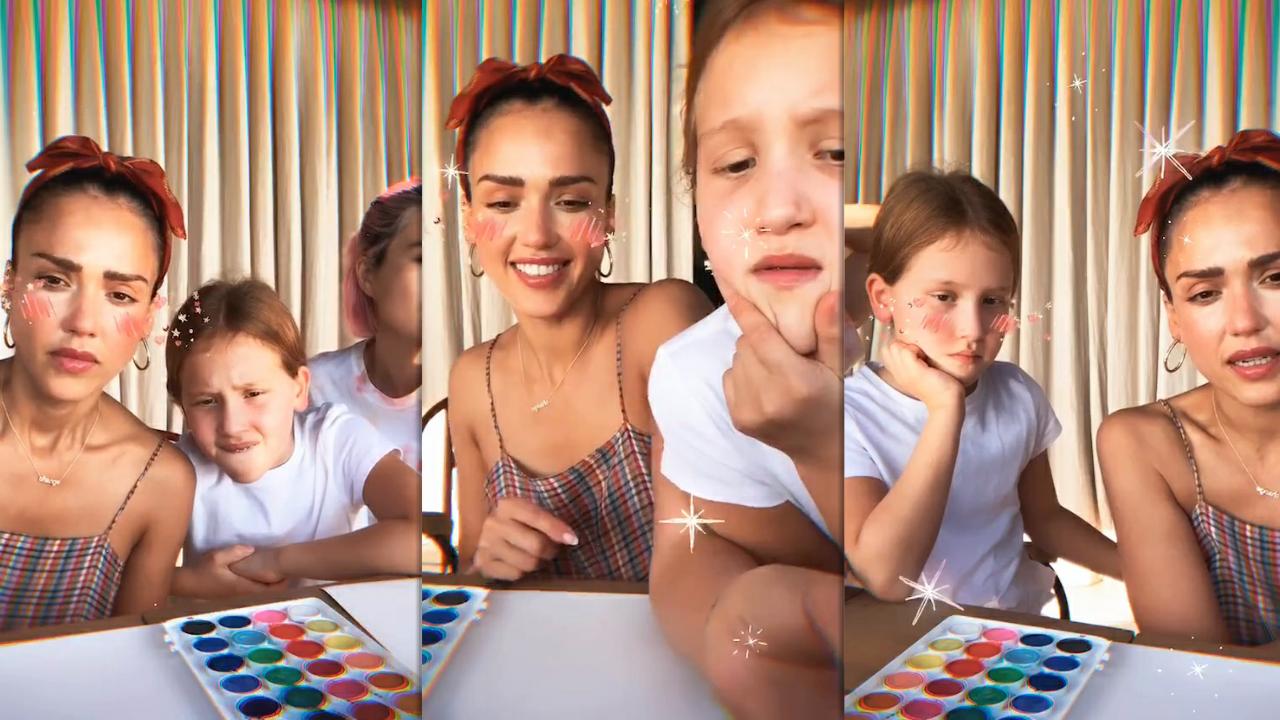 Jessica Alba's Instagram Live Stream from September 19th 2020.