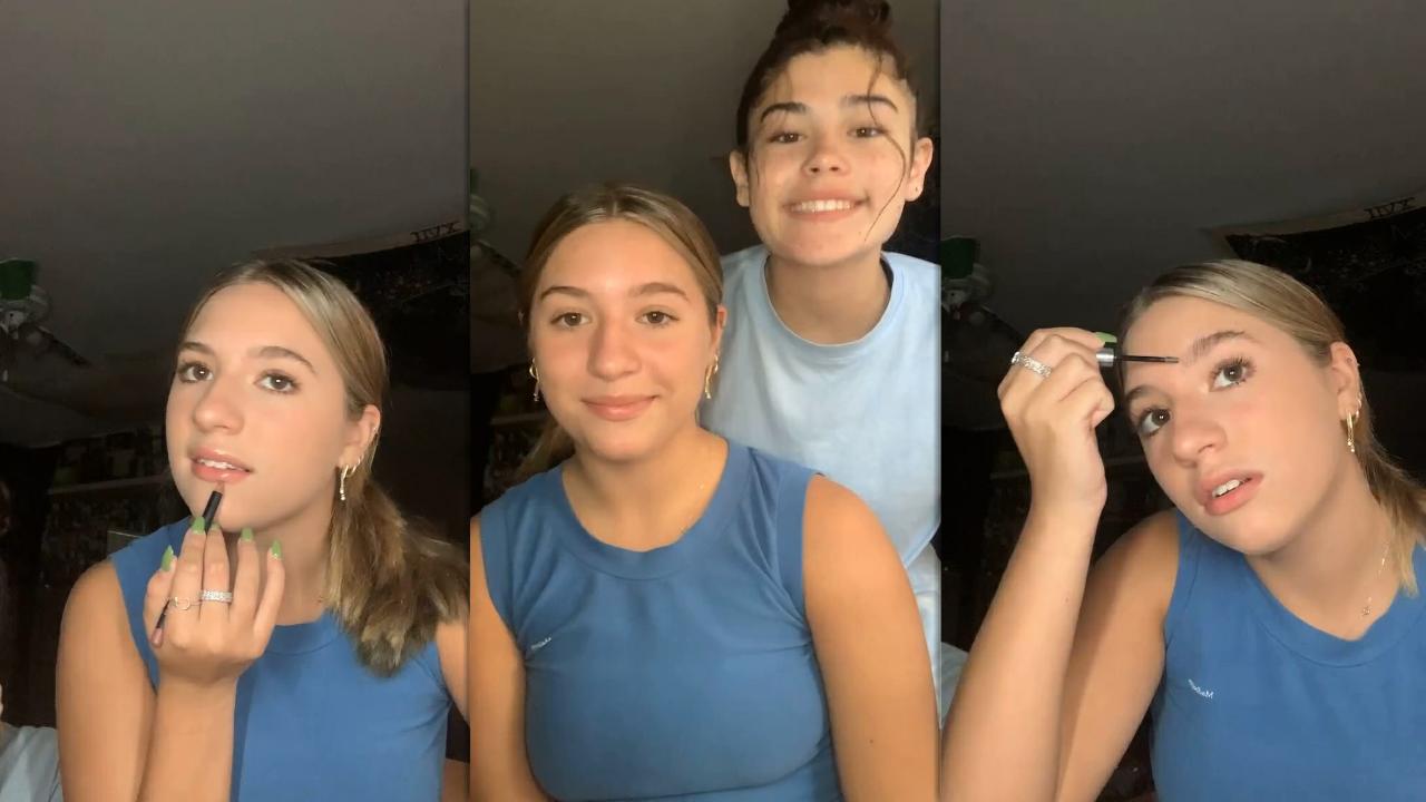 Mackenzie Ziegler's Instagram Live Stream from September 19th 2020.