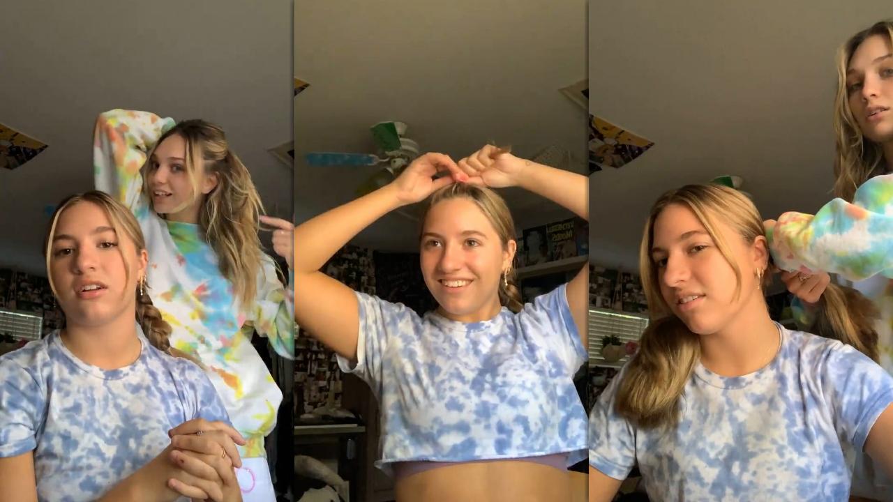 Mackenzie Ziegler's Instagram Live Stream with Maddie from September 30th 2020.