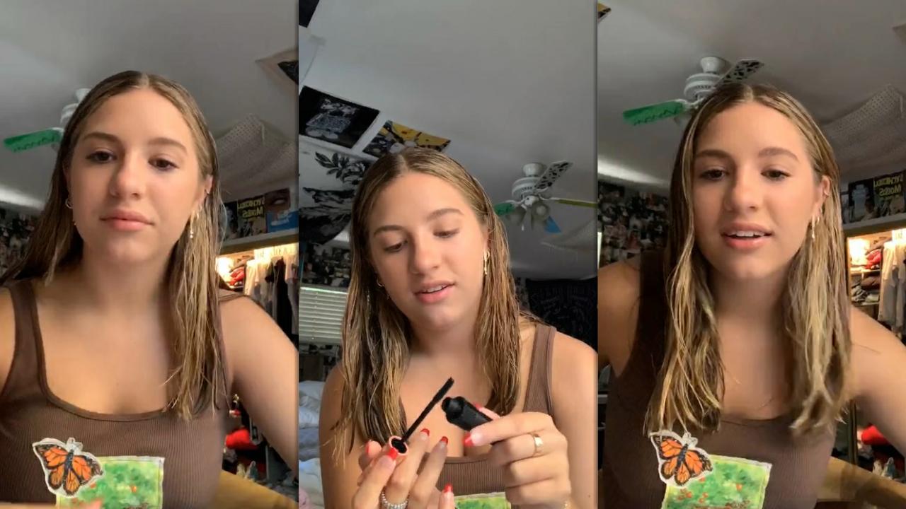 Mackenzie Ziegler's Instagram Live Stream from September 5th 2020.