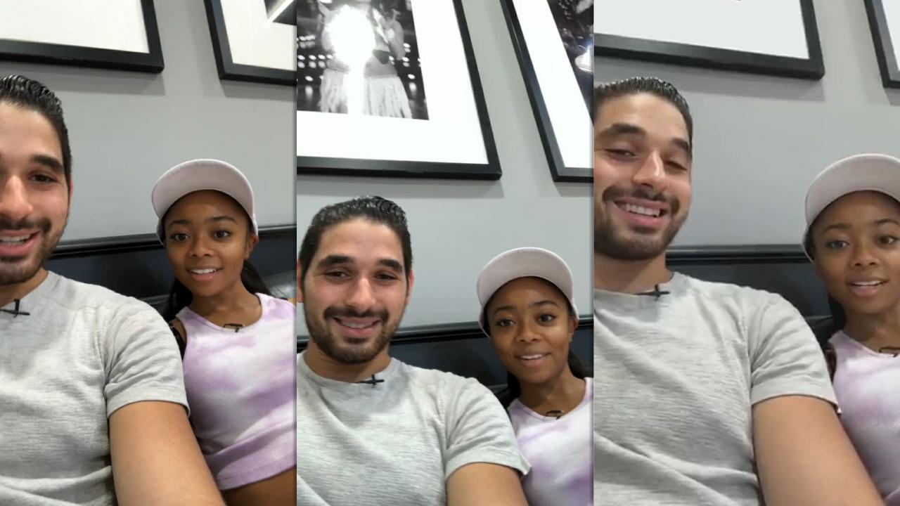 Skai Jackson's Instagram Live Stream with Alan Bersten from September 29th 2020.