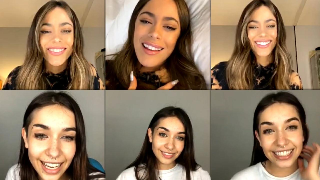 Martina "TINI" Stoessel's Instagram Live Stream with Maria Becerra from September 3rd 2020.