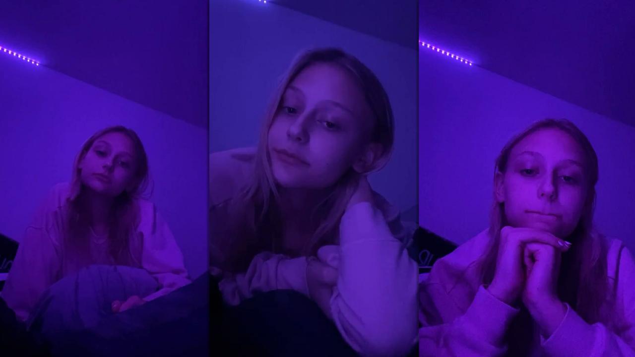 Alyvia Alyn Lind's Instagram Live Stream from October 21th 2020.
