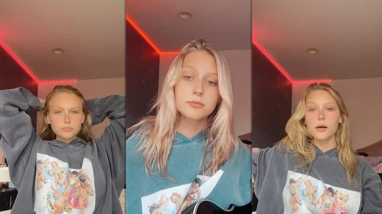 Alyvia Alyn Lind's Instagram Live Stream from October 25th 2020.
