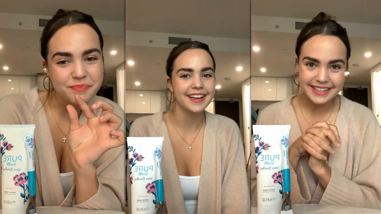 Bailee Madison's Instagram Live Stream from October 1st 2020.