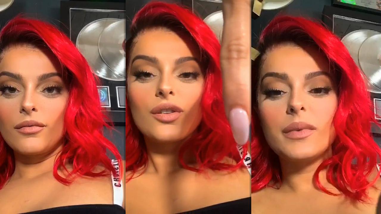 Bebe Rexha's Instagram Live Stream from October 7th 2020.