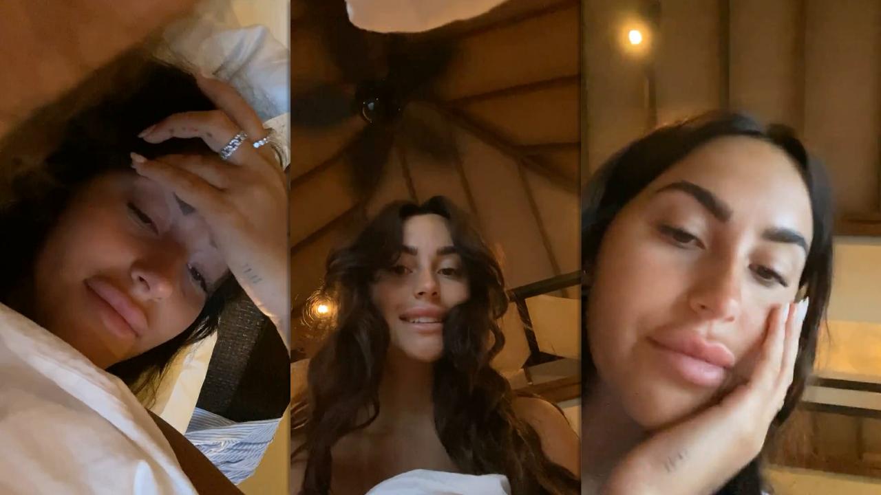 Claudia Tihan's Instagram Live Stream from October 2nd 2020.
