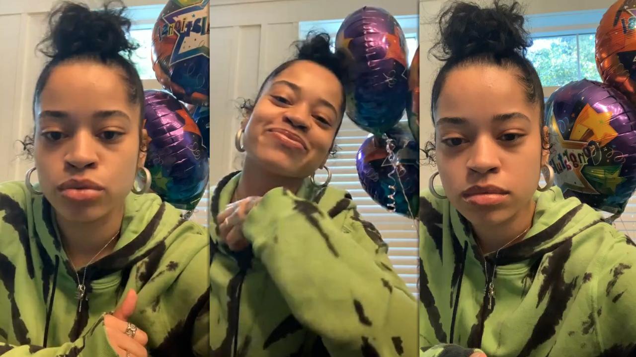 Ella Mai's Instagram Live Stream from October 2nd 2020.