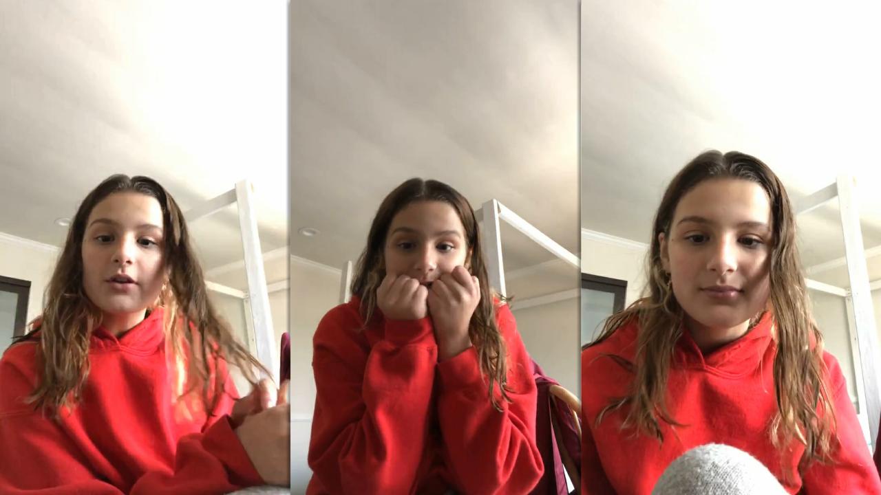 Hayley LeBlanc's Instagram Live Stream from October 22th 2020.
