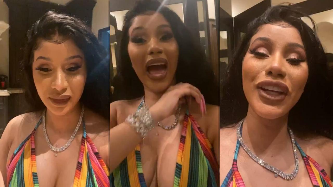 Cardi B's Instagram Live Stream from October 21th 2020.