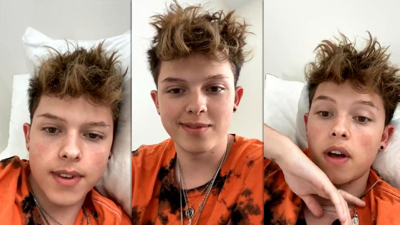 Jacob Sartorius Instagram Live Stream from October 29th 2020.