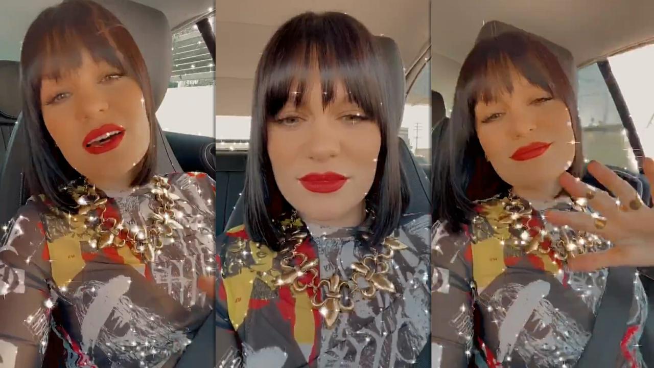 Jessie J's Instagram Live Stream from October 13th 2020.