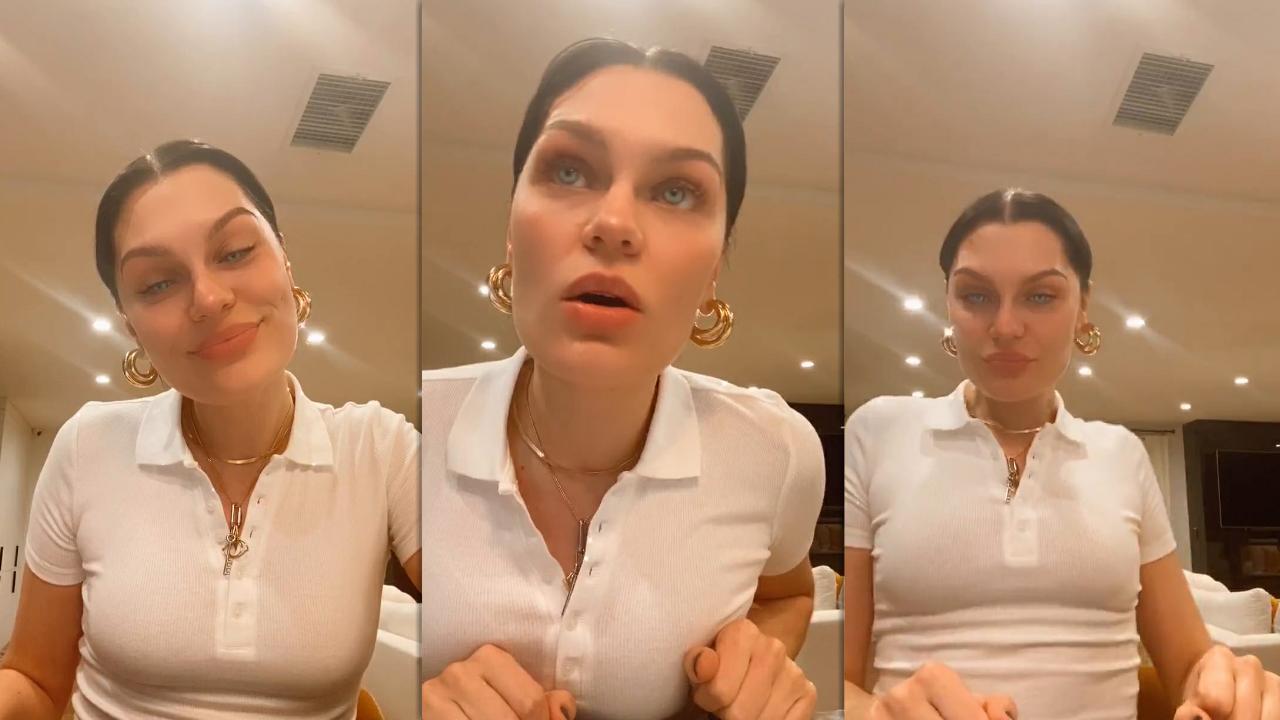 Jessie J's Instagram Live Stream from October 14th 2020.