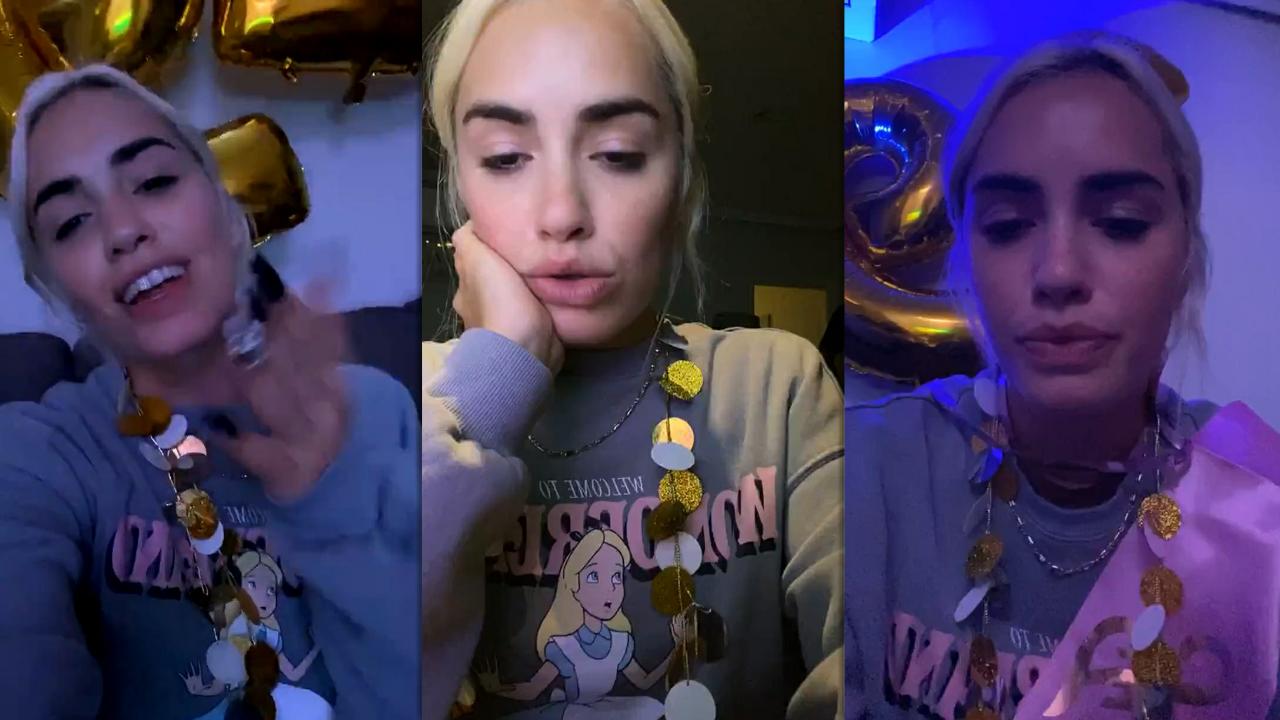 Lali Espósito's Instagram Live Stream from October 10th 2020.