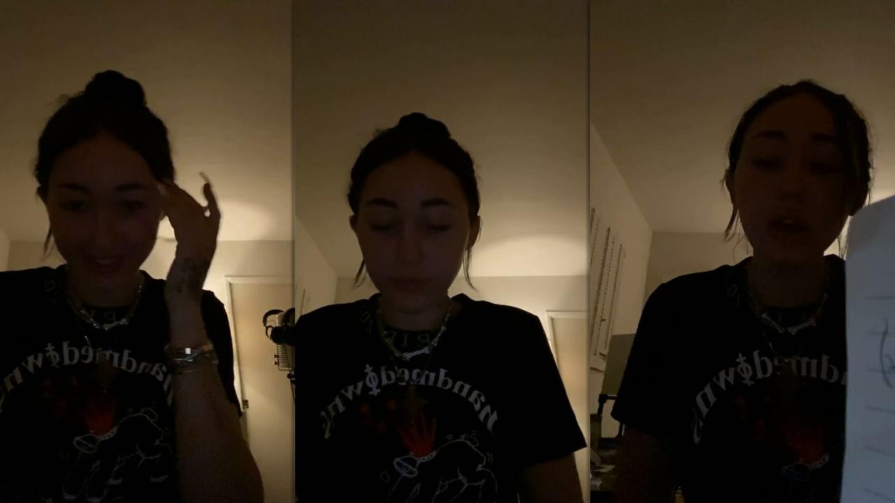 Noah Cyrus Instagram Live Stream from September 30th 2020.