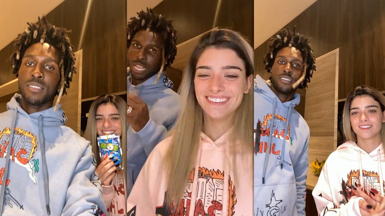 Dixie D'Amelio's Instagram Live Stream with SAINt JHN from November 16th 2020.
