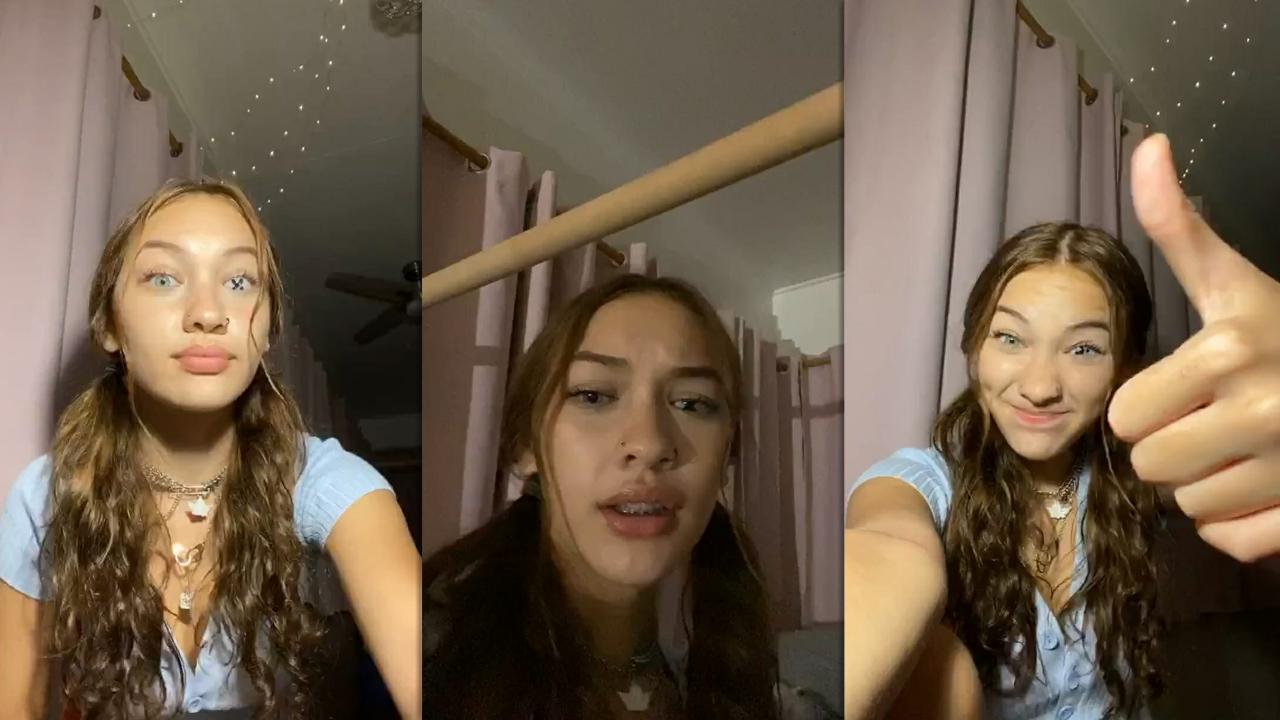 Hali'a Beamer's Instagram Live Stream from October 31th 2020.