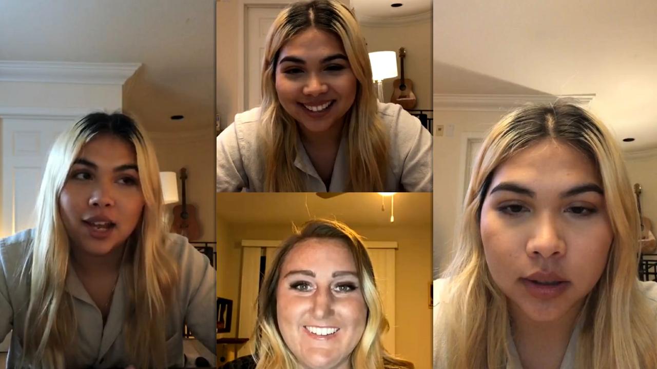 Hayley Kiyoko's Instagram Live Stream from November 2nd 2020.