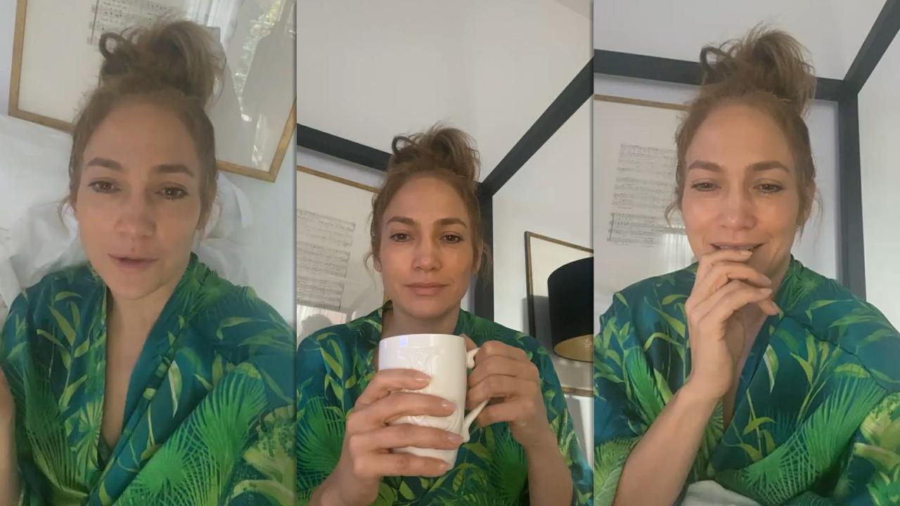 Jennifer Lopez's Instagram Live Stream from November 23th 2020.