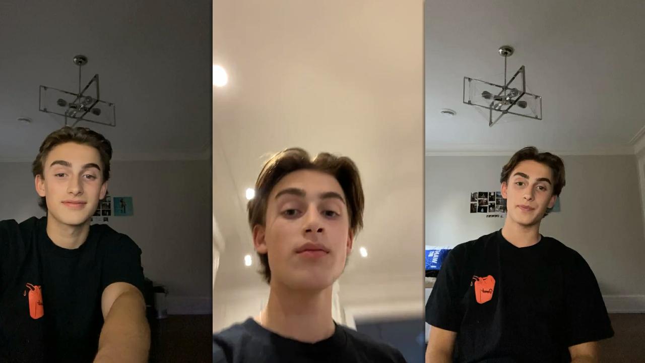 Johnny Orlando's Instagram Live Stream from November 7th 2020.