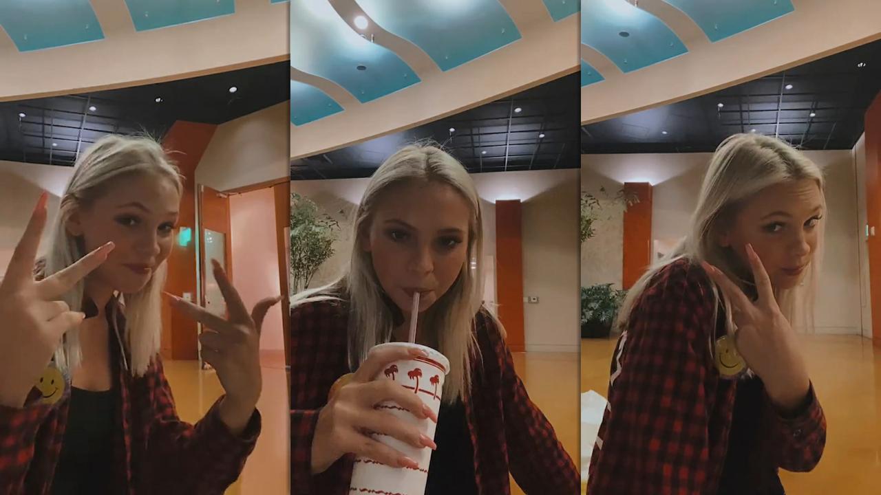 Jordyn Jones Instagram Live Stream from November 5th 2020.