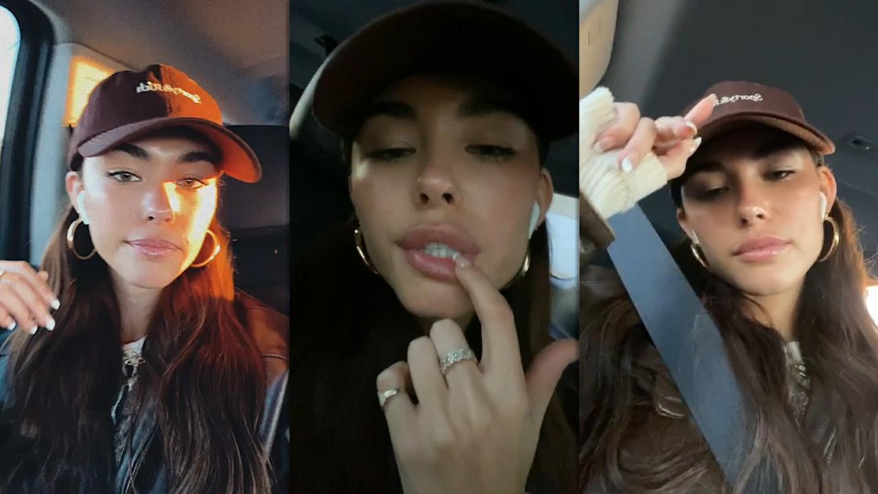 Madison Beer's Instagram Live Stream from November 18th 2020.
