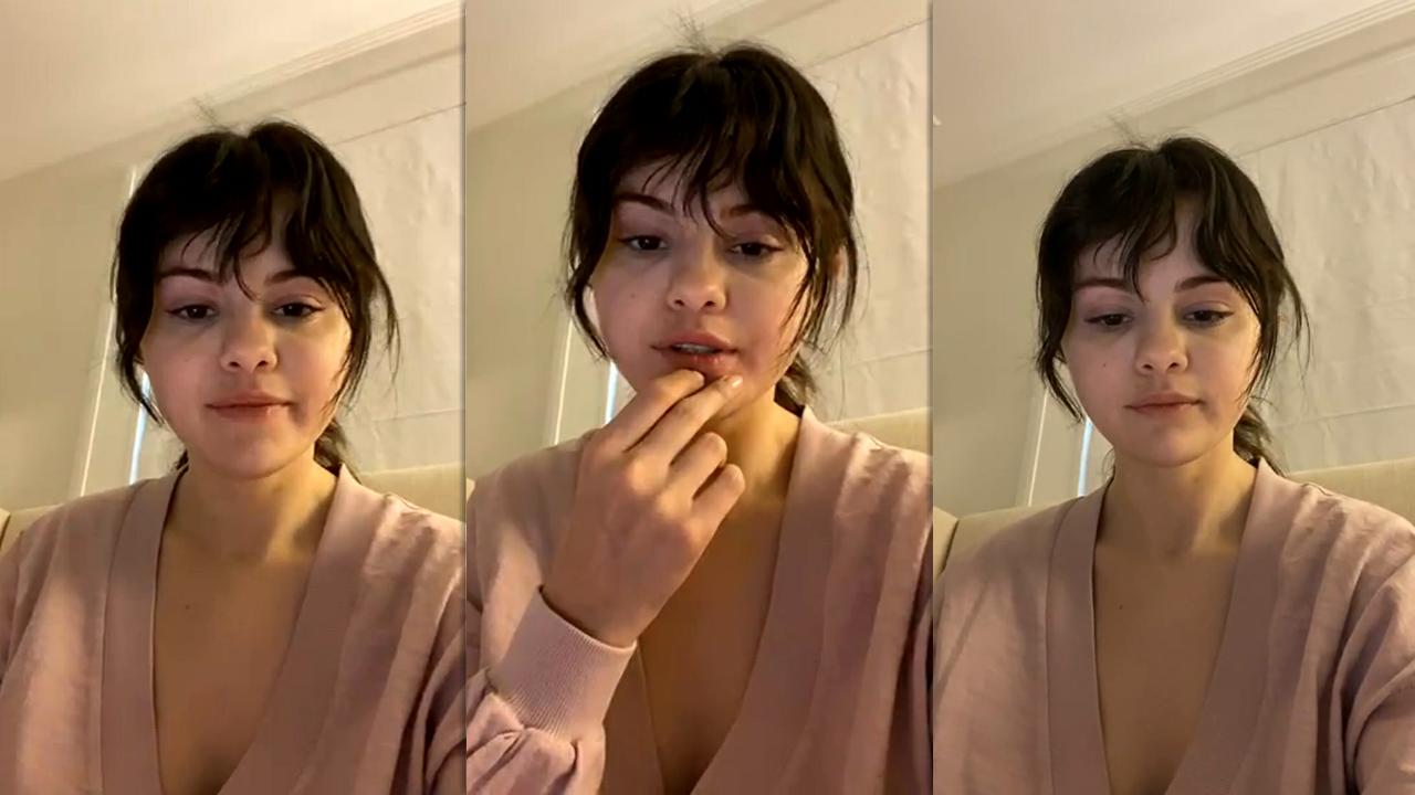 Selena Gomez's Instagram Live Stream from November 3rd 2020.