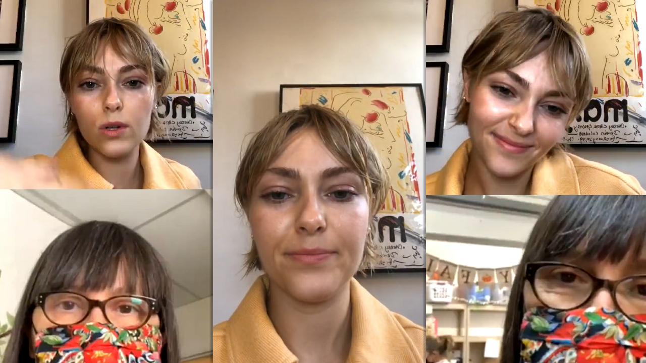 AnnaSophia Robb | Instagram Live Stream | 10 December 2020