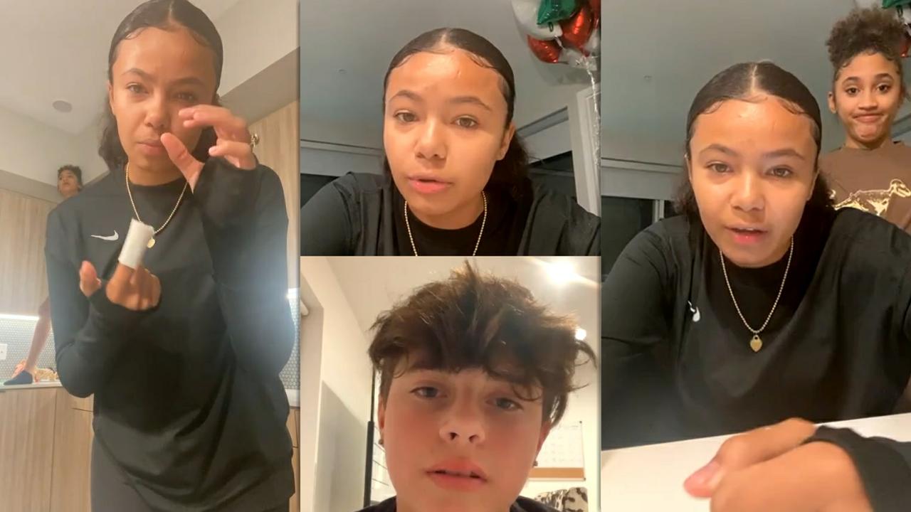 Brooklyn Queen's Instagram Live Stream from December 7th 2020.
