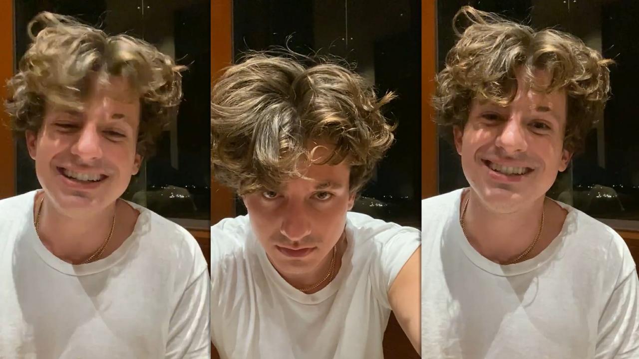 Charlie Puth's Instagram Live Stream from December 7th 2020.