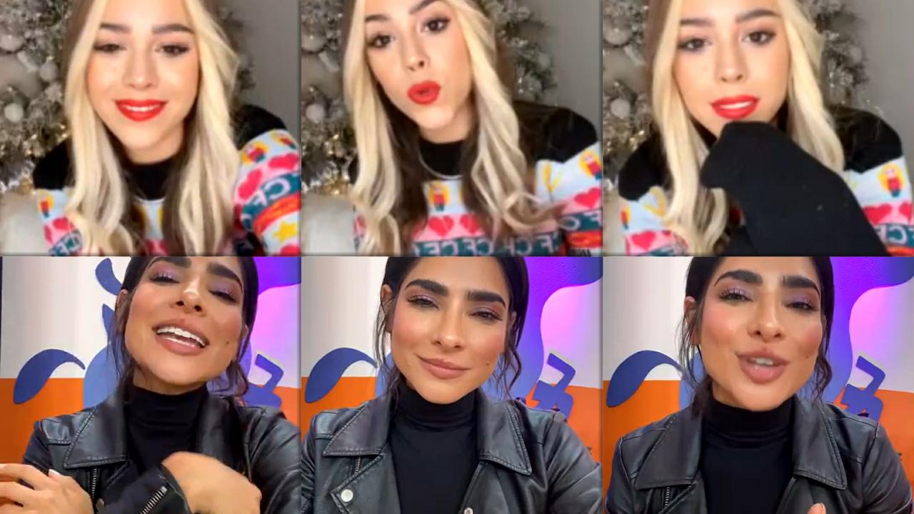 Danna Paola's Instagram Live Stream from December 11th 2020.