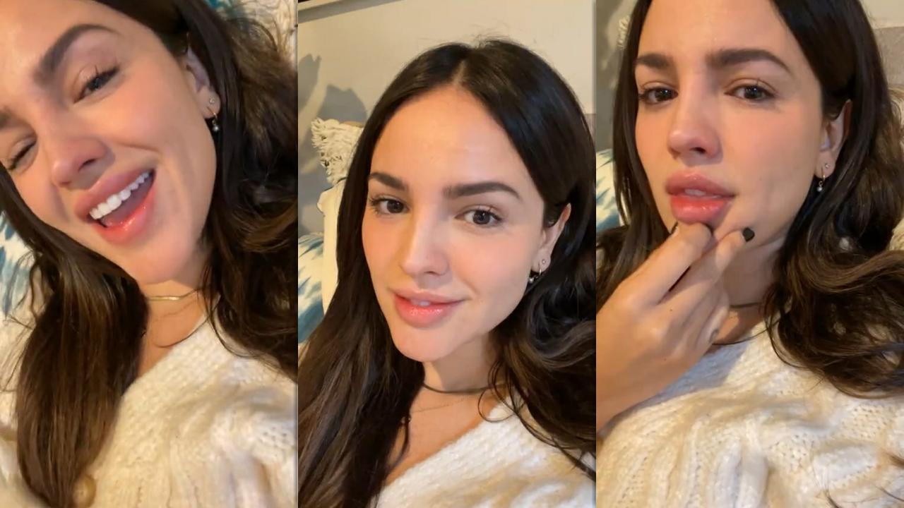 Eiza González's Instagram Live Stream from December 28th 2020.