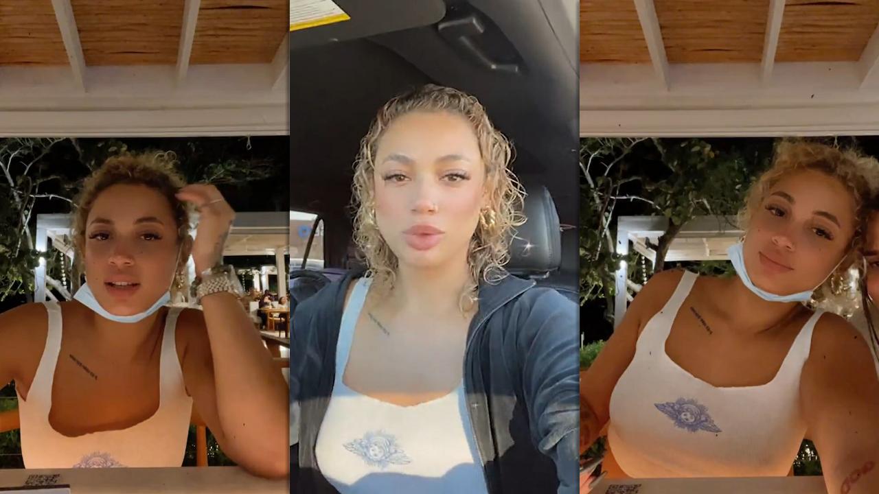 DaniLeigh's Instagram Live Stream from December 9th 2020.