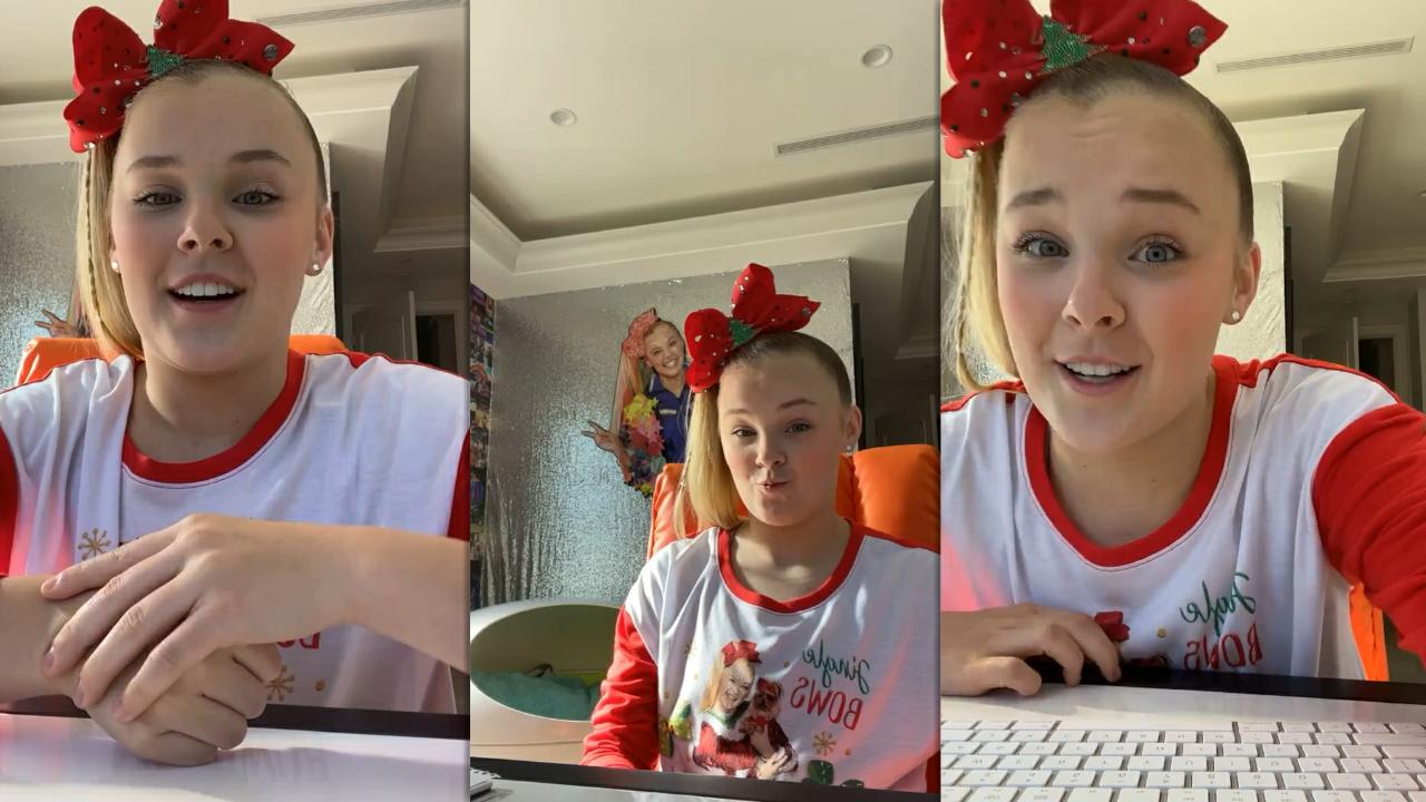 Jojo Siwa | Instagram Live Stream | 2 December 2020 | IG LIVE's TV