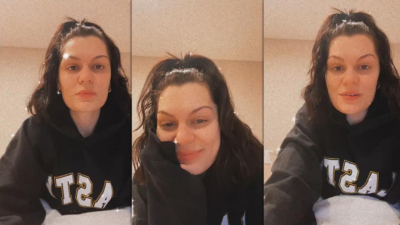 Jessie J's Instagram Live Stream from December 27th 2020.