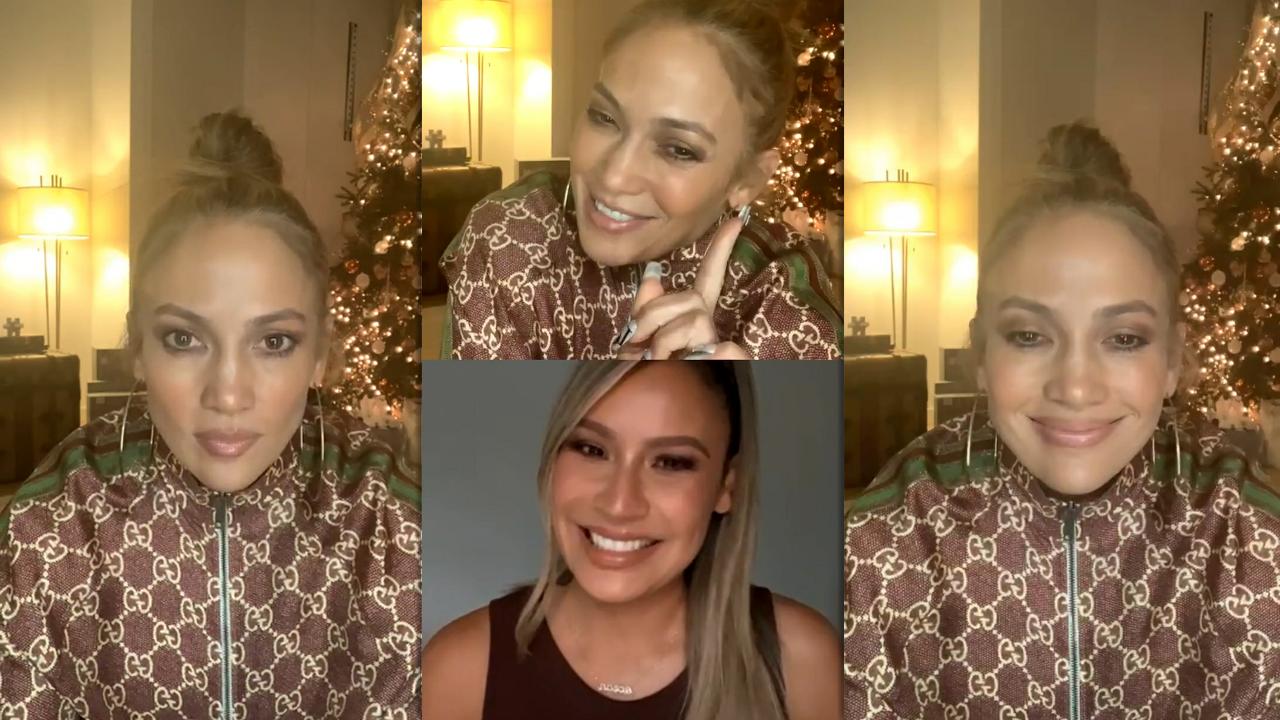Jennifer Lopez's Instagram Live Stream from December 30th 2020.
