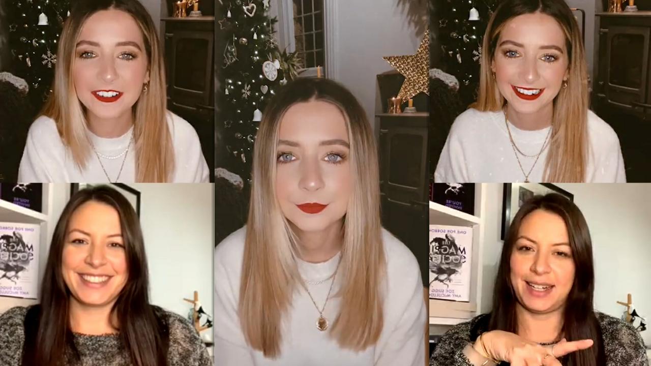 Zoe Sugg aka Zoella's Instagram Live Stream from December 10th 2020.